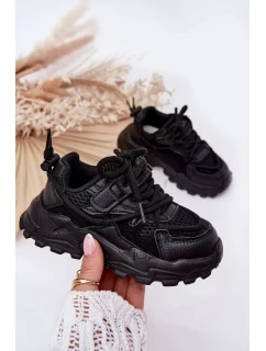 Dětské sportovní sneakers Tilvianea – černé