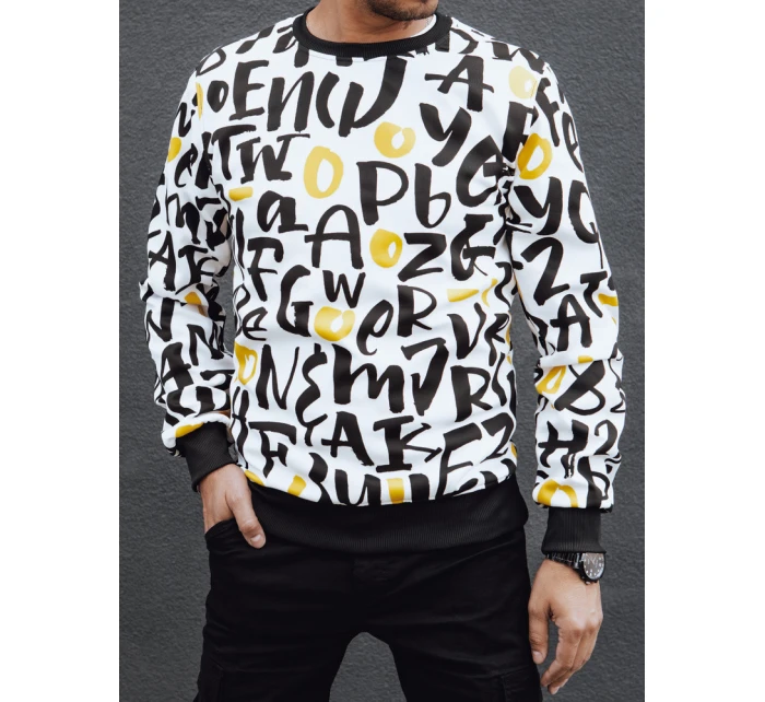 FashionStreet pánská bílá mikina BX5761