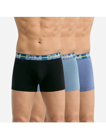 Pánské boxerky 3 ks  3x  světle modrá model 15436598 - DIM