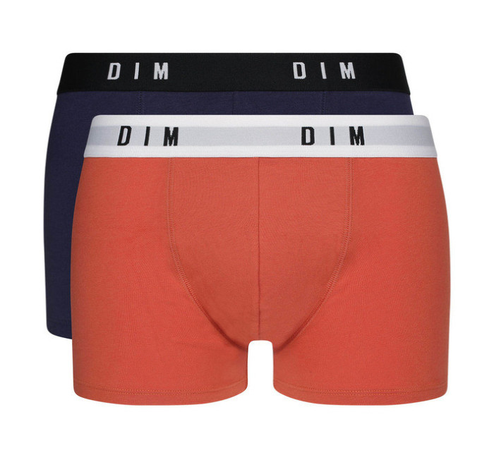 Pánské boxerky 2 ks DIM BOXER ORIGINAL 2x - DIM - oranžová