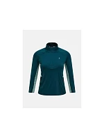 Dámské tričko PEAK PERFORMANCE W Core Half Zip Baselayer, zelená barva