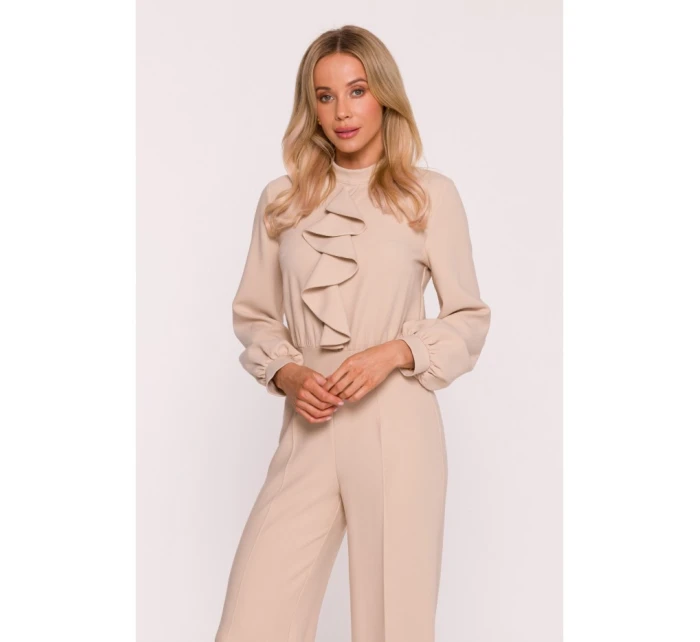 S420 Kombinéza s volánem - béžová S420 Kombinéza s volánem - béžová