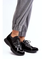 Kožená dámská sportovní obuv Zazoo Black Kožená dámská sportovní obuv Zazoo Black