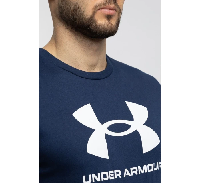 Pánské tričko 1382883 408 Tmavě modrá vzor - Under Armour