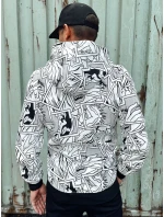 Pánská mikina s kapucí bílá Dstreet model 21978940 - FashionStreet