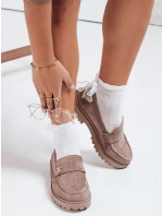 Dámské mokasíny béžové FashionStreet ZY1132