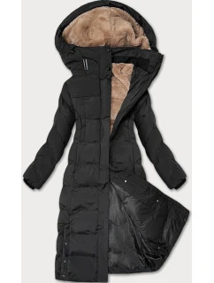 Černá hrubší dámská zimní bunda J Style (5M3233-392)