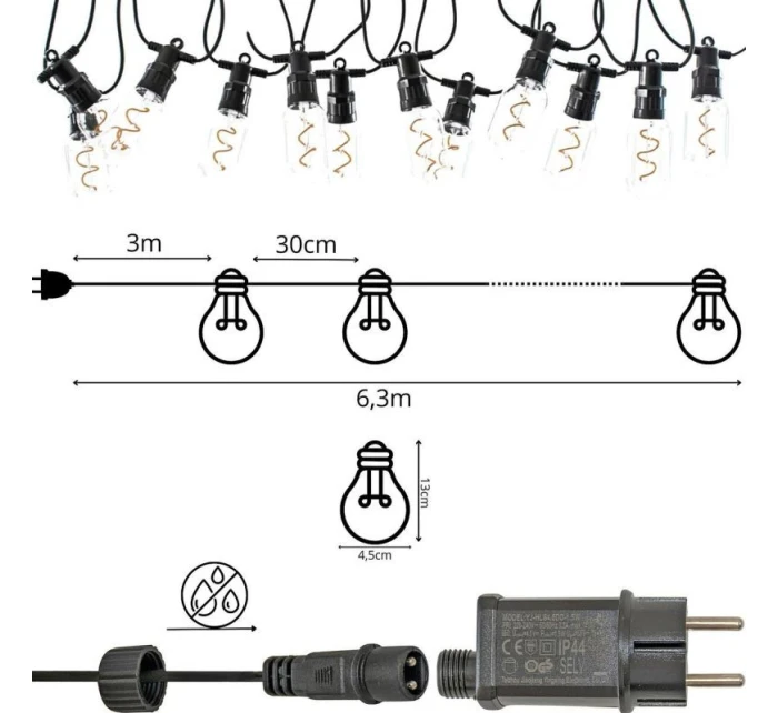 LIGHT GIRLANDA 12 model 21831161