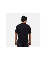 Pánské tričko ROSSIGNOL Waterfall Relax Tee, černé Pánské tričko ROSSIGNOL Waterfall Relax Tee, černé