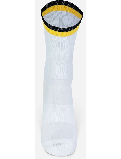 Mr. Socks L 05006 Tenisové ponožky "Two Tone" 88.5006 white/black/yellow Mr. Socks L 05006 Tenisové ponožky "Two Tone" 88.5006 white/black/yellow