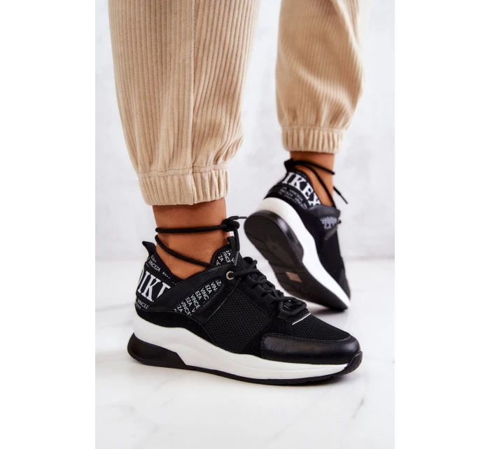 Sportovní Boty Tenisky Na Klínu Černá model 21577257 - VINCEZA