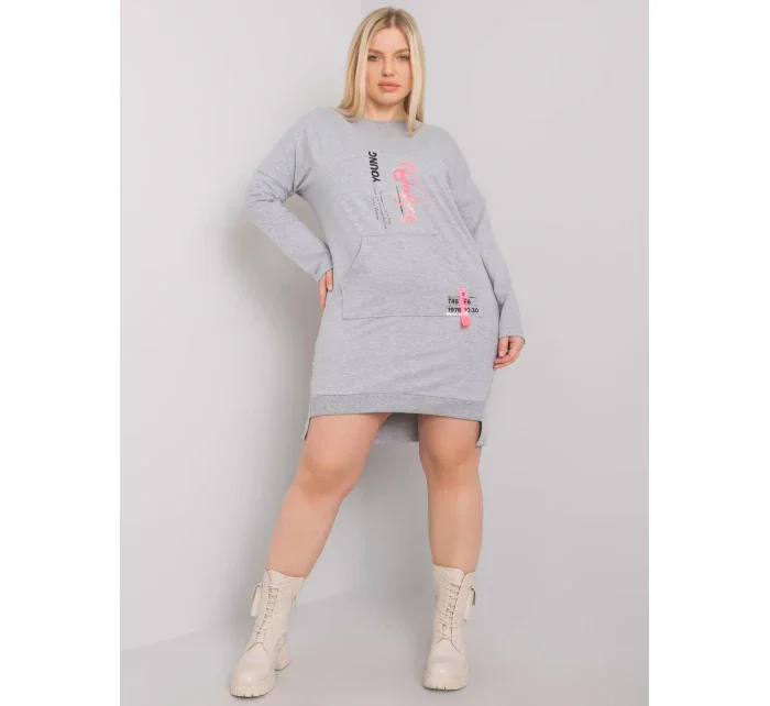 Šaty RV SK 7178.44 šedá