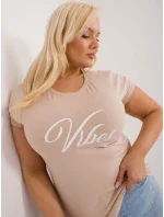 T shirt RV TS model 19920648 beżowy - FPrice