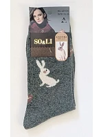 Ponožky SO&LI vzor 12 Angora model 22353492 - WiK