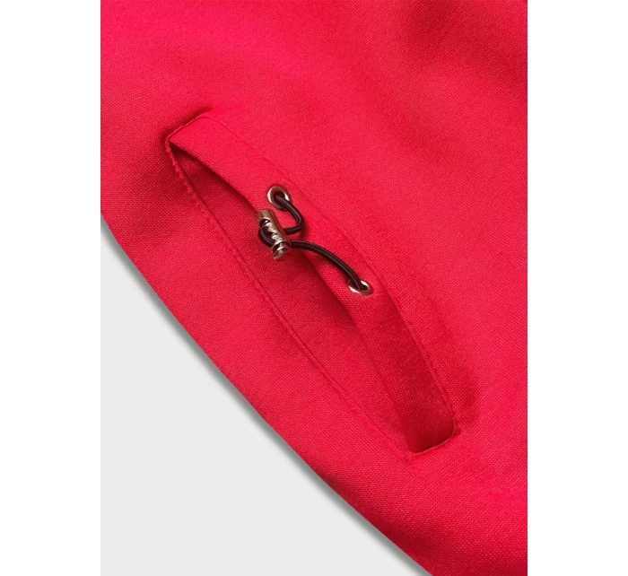 Dlouhá červená dámská mikina model 21291993 - LHD