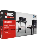 ZAHRADNÍ GRILOVACÍ KOLO 83x45,5x86,5 cm ČERNÉ