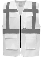HVW 801 HiVis multifunkční vesta model 22502345 white - Yoko