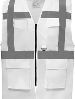 Yoko HVW 801 Hi-Vis multifunkční vesta 79.W801 white