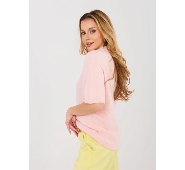 Jumper MI SW 0120.16 světle růžový Jumper MI SW 0120.16 světle růžový