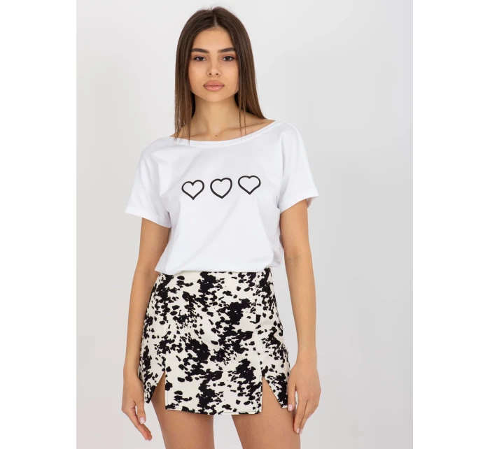 Tričko RV TS 5650.07P bílá a černá