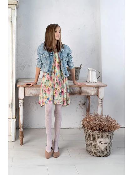 DĚTSKÉ VZOROVANÉ PUNČOCHÁČE JUNIOR model 21013879 - Knittex DĚTSKÉ VZOROVANÉ PUNČOCHÁČE JUNIOR model 21013879 - Knittex