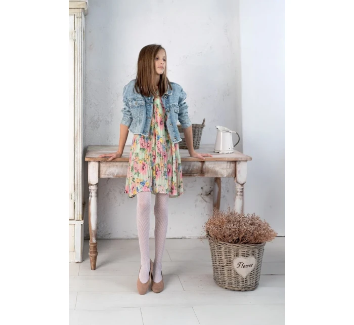 DĚTSKÉ VZOROVANÉ PUNČOCHÁČE JUNIOR model 21013879 - Knittex