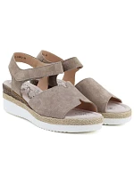 Dámské béžové kožené sandály Jezzi na platformě 26SD18-32