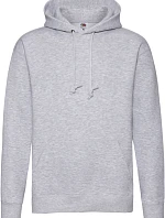 Fruit of the Loom Premium Hooded Sweat Pánská mikina s kapucí 16.2152 heather grey