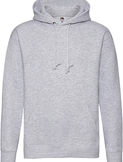 Fruit of the Loom Premium Hooded Sweat Pánská mikina s kapucí 16.2152 heather grey