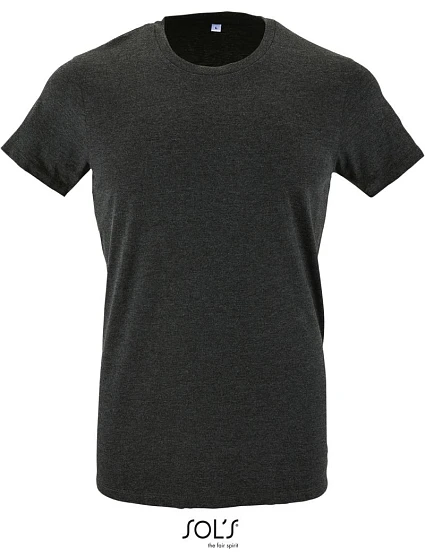 SOL'S Regent Fit Pánské tričko "Slim Fit" 25.0553 charcoal melange SOL'S Regent Fit Pánské tričko "Slim Fit" 25.0553 charcoal melange