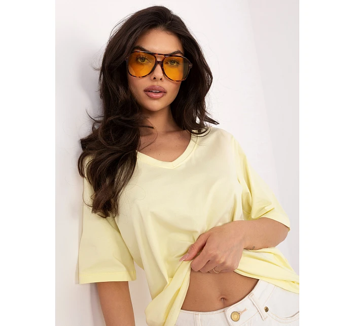 Tričko RV BZ A1268.18 světle žluté Tričko RV BZ A1268.18 světle žluté