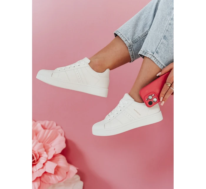 JUNOMI dámské tenisky na platformě bílé FashionStreet ZY0859