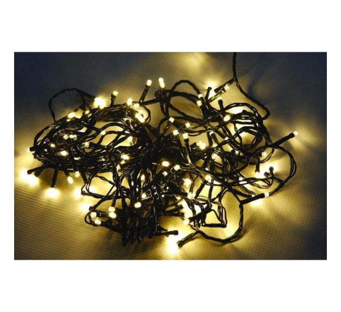 VÁNOČNÍ STROMEK SVĚTELNÝ ŘETĚZ 120 VEDL TEPLÁ BÍLÁ