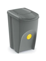 Odpadkové koše 35 l SORTIBOX SET4 PACKY ŠEDÉHO KAMENE dětské