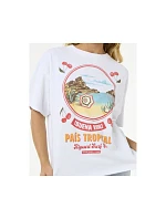 Tričko RIP CURL Cove Heritage Tee, bílé