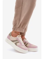 Dámské tenisky s pletením na platformě model 21680864 - Boto