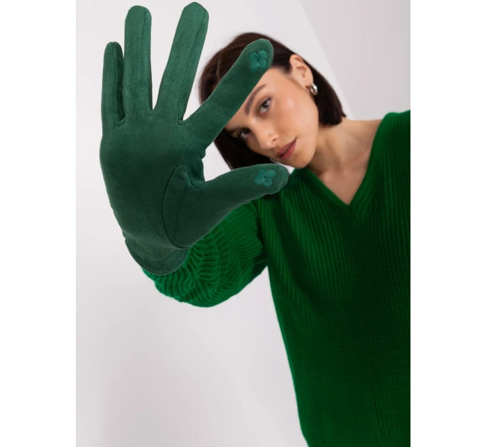 Rukavice AT RK 239507.53P tmavě zelené