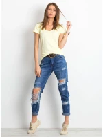 Tričko RV TS 4837.37P světle žlutá