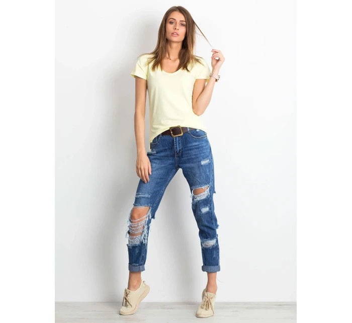 Tričko RV TS 4837.37P světle žlutá