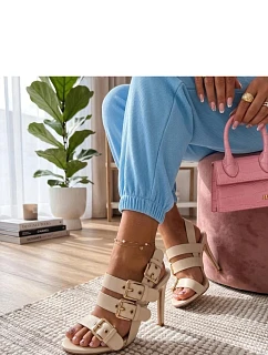 Sandály na podpatku  model 227278 Solea