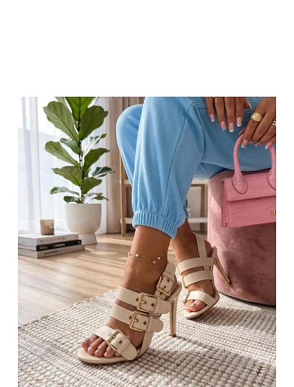 Sandály na podpatku  model 227278 Solea