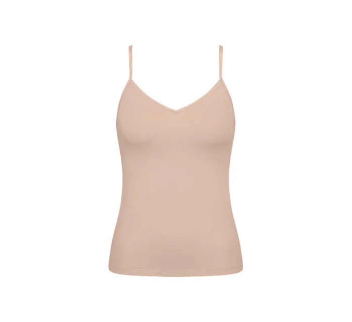 sloggi GO Daily Cotton Spaghetti Top - BROWN - SLOGGI BROWN - SLOGGI