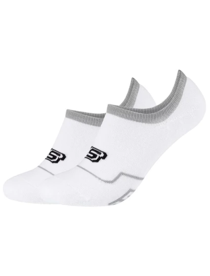 Skechers 2PPK Cushioned Footy Socks SK44011-1000 White 43-46 Skechers 2PPK Cushioned Footy Socks SK44011-1000 White 43-46