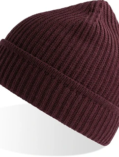 Pletená čepice "" burgundy melange model 22479229 - Atlantis Headwear