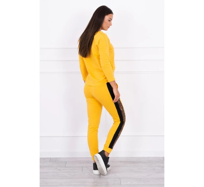 Hořčicová sada s leopardím potiskem Hořčicová sada s leopardím potiskem