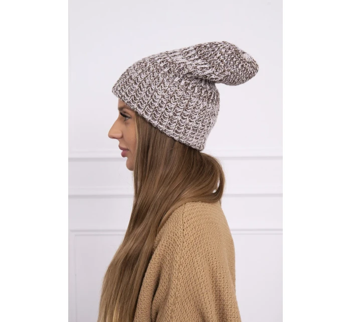 Dámská čepice Delia K260 tmavě béžová Dámská čepice Delia K260 tmavě béžová