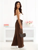 Spodnie CS SP model 22099837 ciemny brązowy - FPrice Spodnie CS SP model 22099837 ciemny brązowy - FPrice