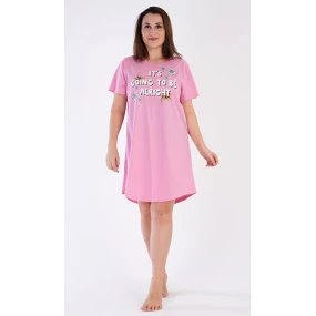 Dámská noční košile s krátkým rukávem model 20262796 - Vienetta