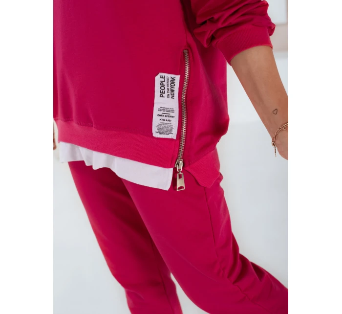 Dámská tepláková souprava fuchsiová Dstreet model 21970933 - FashionStreet