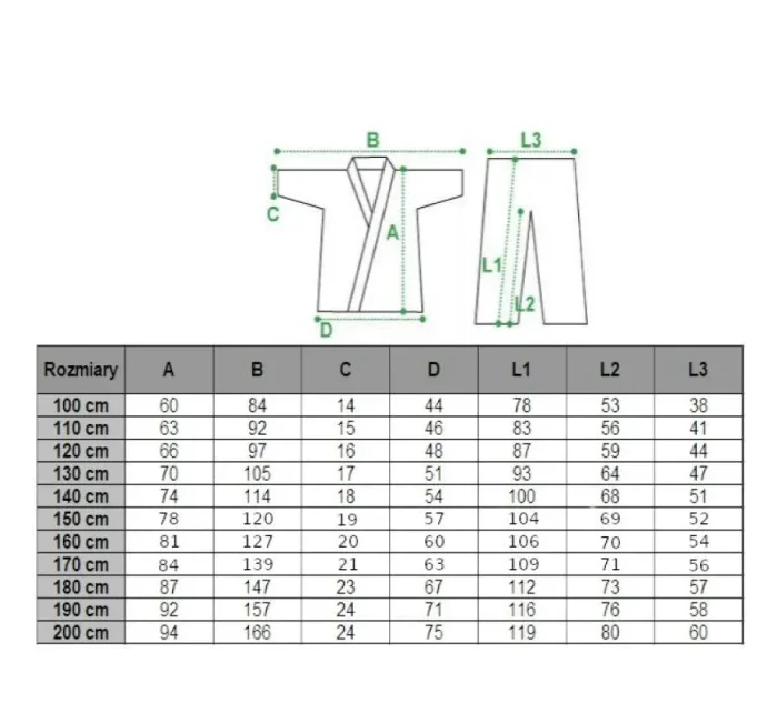 kimono 8 oz 140 cm NEW model 18808551 - Masters